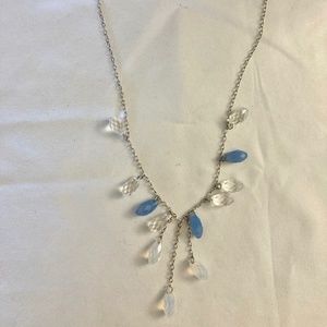 Swarovski Teardrop Lariat Necklace